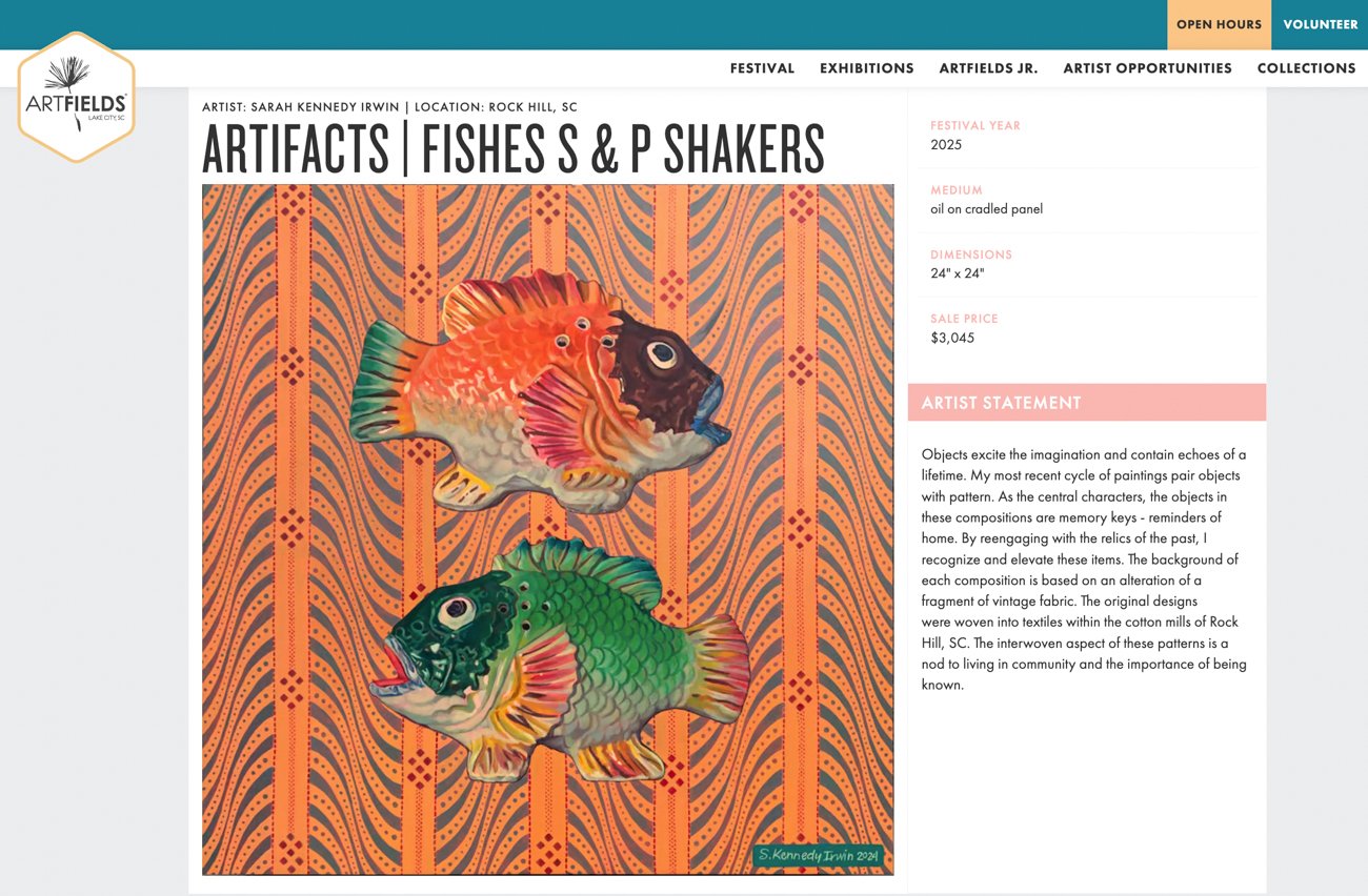 Screenshot Artifacts | Fishes Salt & Pepper Shakers